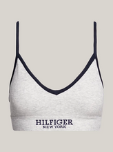 Load image into Gallery viewer, Tommy Hilfiger | Monotype Triangle Bra | Grey
