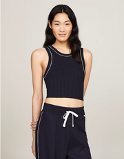 Tommy Hilfiger | Monotype Pyjama Top | Sky