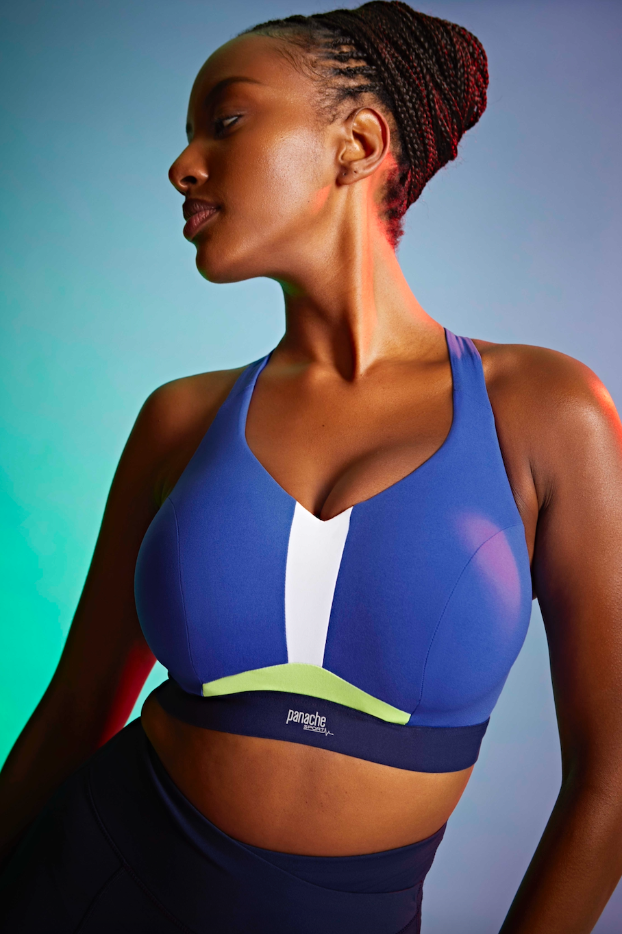 Panache | Endurance Non Padded Wired Sports Bra | Blue