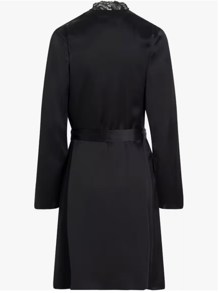 Calvin Klein | CK Silk Robe | Black