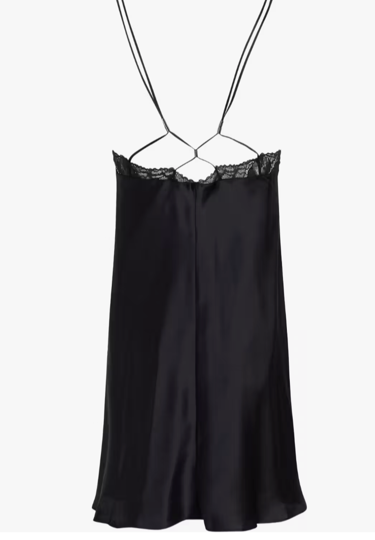 Calvin Klein | CK Silk Chemise | Black