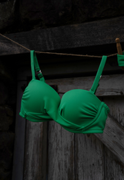 Beachlife | Twist Front Bikini Top | Spring Green