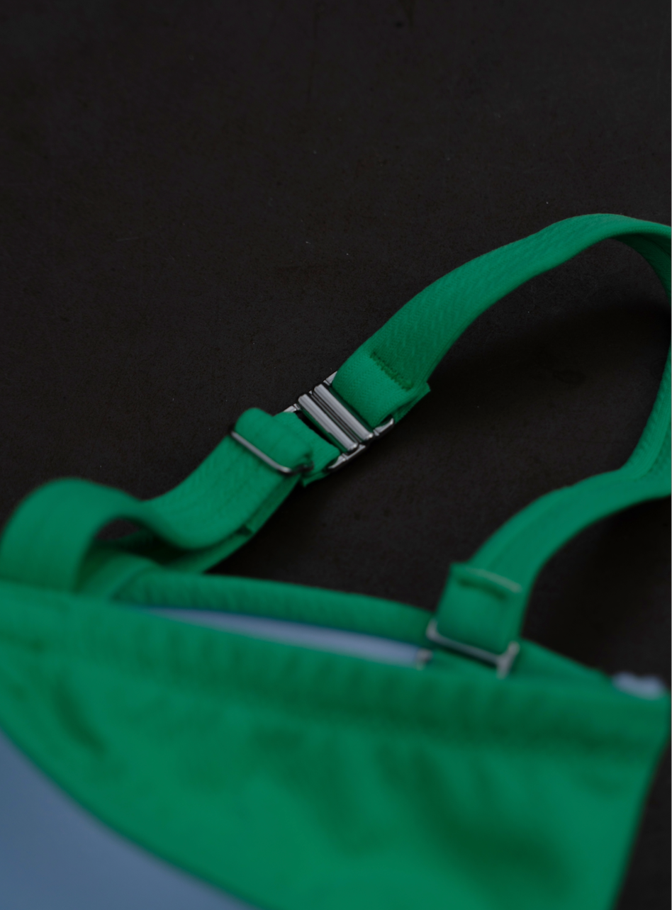 Beachlife | Twist Front Bikini Top | Spring Green