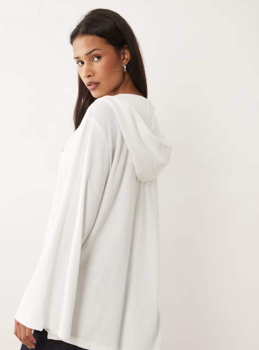 Ralph Lauren | Terry Hooded Tunic | White