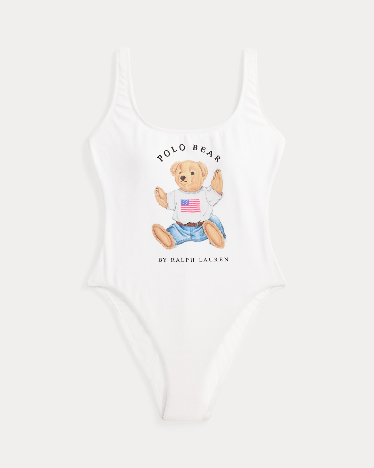 Ralph Lauren | Polo Bear Swimsuit | White