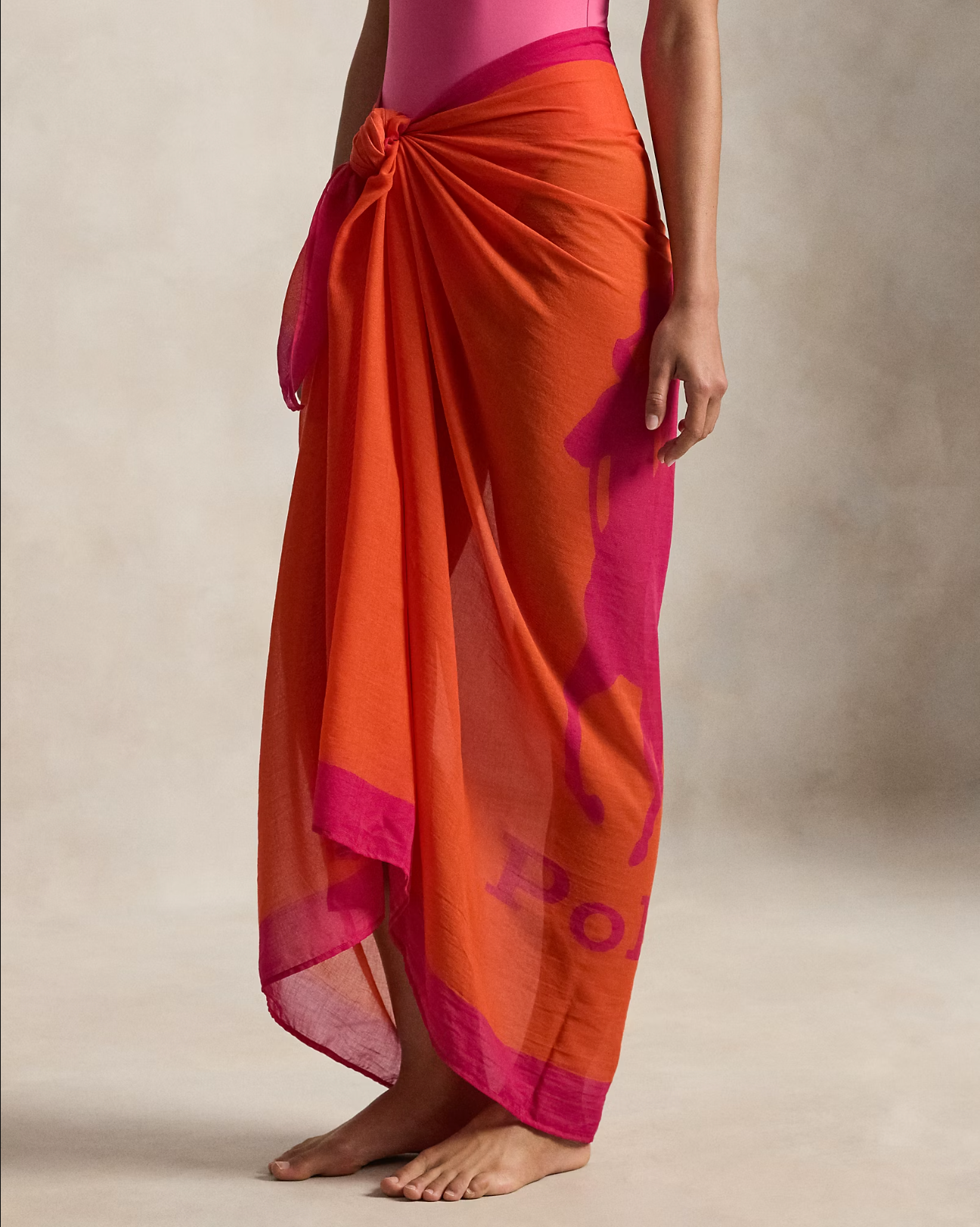 Ralph Lauren | Pareo Cover Up | Sailing Orange