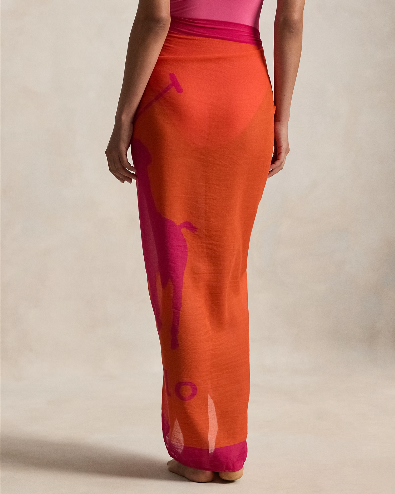 Ralph Lauren | Pareo Cover Up | Sailing Orange