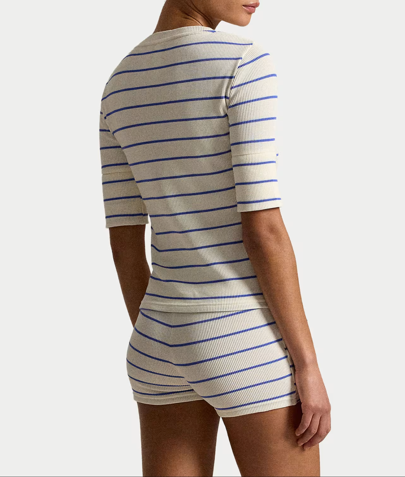 Ralph Lauren | Henley Short Sleep Set | Blue Stripe