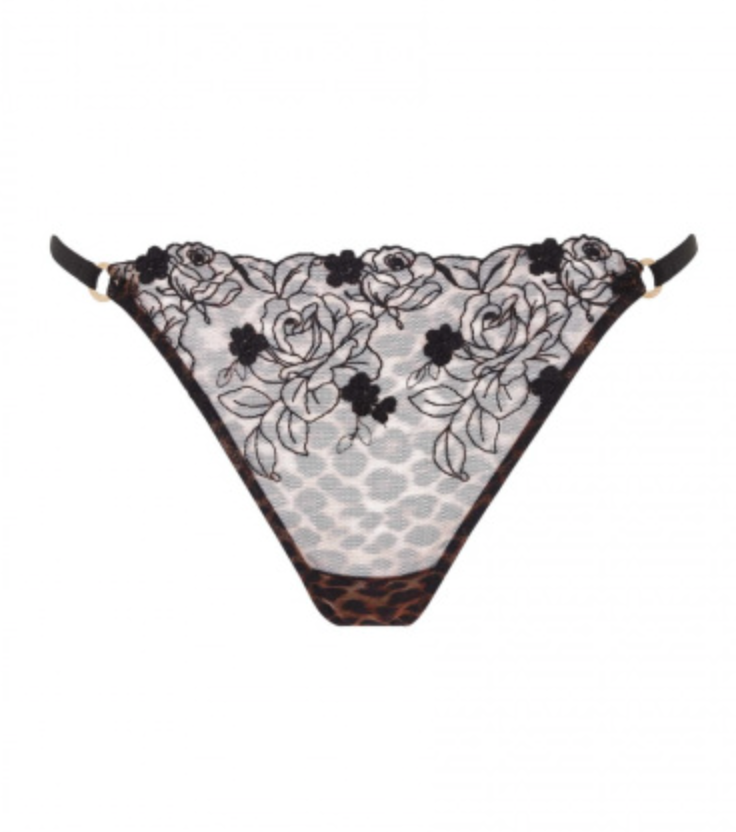 Gossard | Floral Leopard Thong | Leopard Print