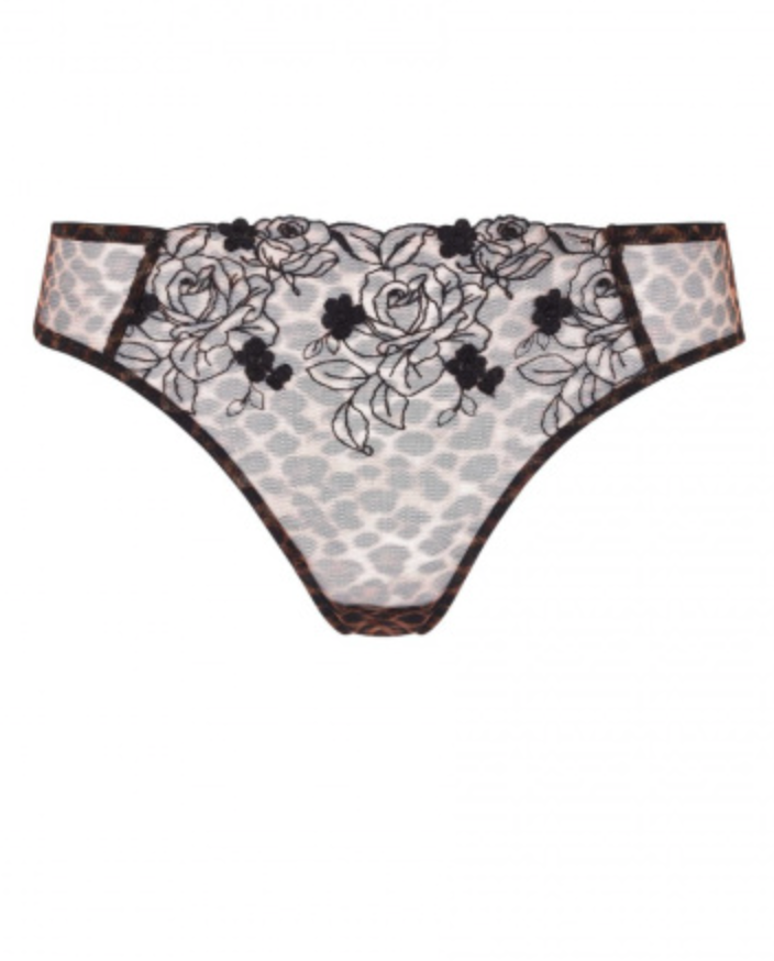 Gossard | Floral Leopard Brief | Leopard Print