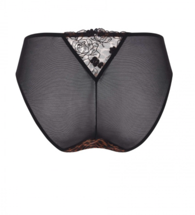 Gossard | Floral Leopard Brief | Leopard Print