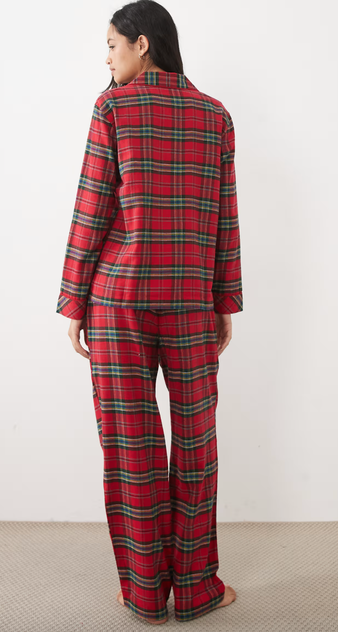 Ralph Lauren | Brushed Cotton Sleep Pant | Red Plaid