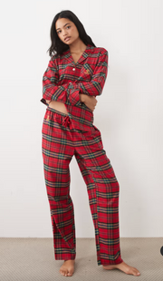Ralph Lauren | Brushed Cotton Sleep Pant | Red Plaid