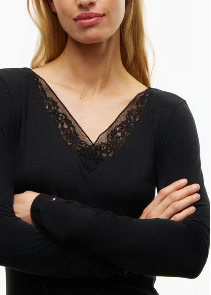 Tommy Hilfiger | Lace Night Dress | Black