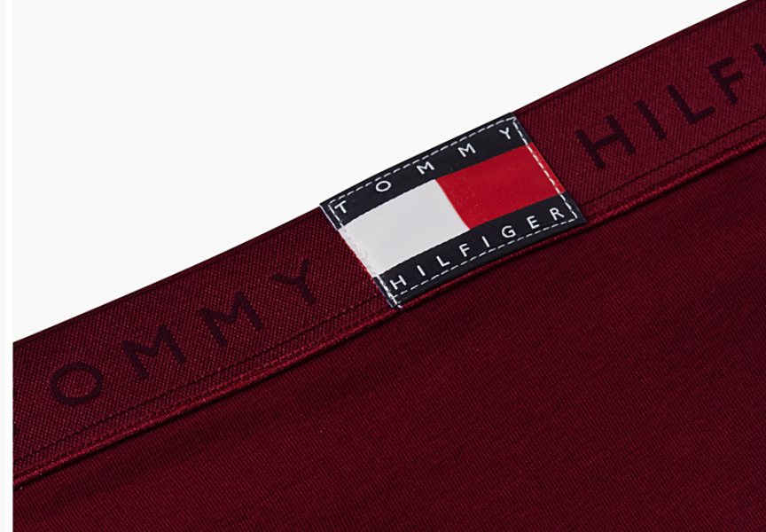 Tommy Hilfiger | Shiny Logo Bikini Brief | Rouge
