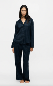 Tommy Hilfiger | Lurex LS Shirt Flannel Set | Navy
