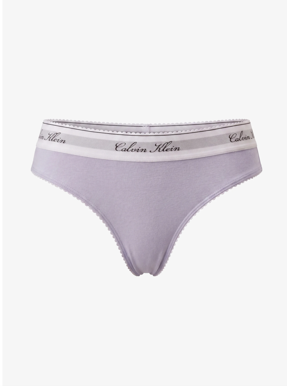 Calvin Klein | Signature Logo Thong | Amethyst Cream