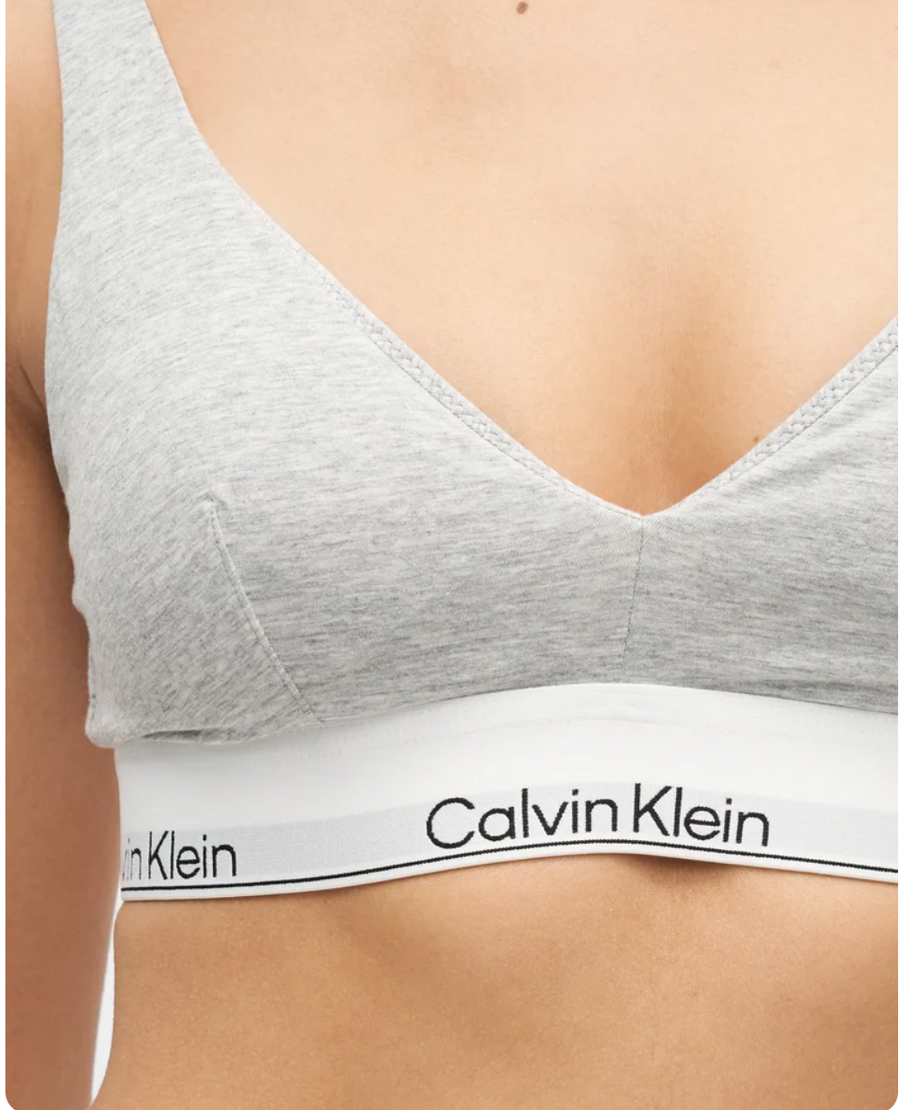 Calvin Klein | Push Up Triangle | Grey Heather