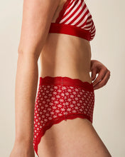 Load image into Gallery viewer, Stripe &amp; Stare | High Rise Knicker | Snowflakes
