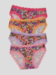 Stripe & Stare | The Original Knicker Four Pack | Botanical Bloom