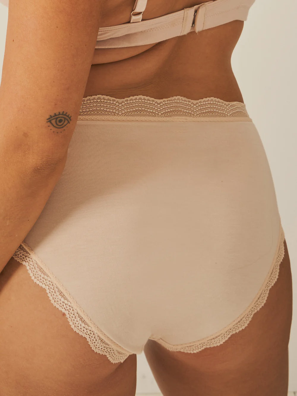 Stripe & Stare | High-Rise Knicker | Sand