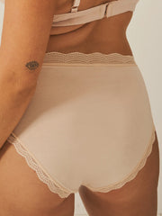 Stripe & Stare | High-Rise Knicker | Sand