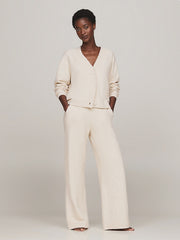 Tommy Hilfiger | Hilfiger Logo Knit Pyjama | Oat