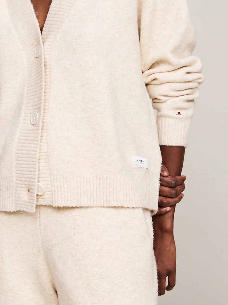 Tommy Hilfiger | Hilfiger Logo Knit Pyjama | Oat