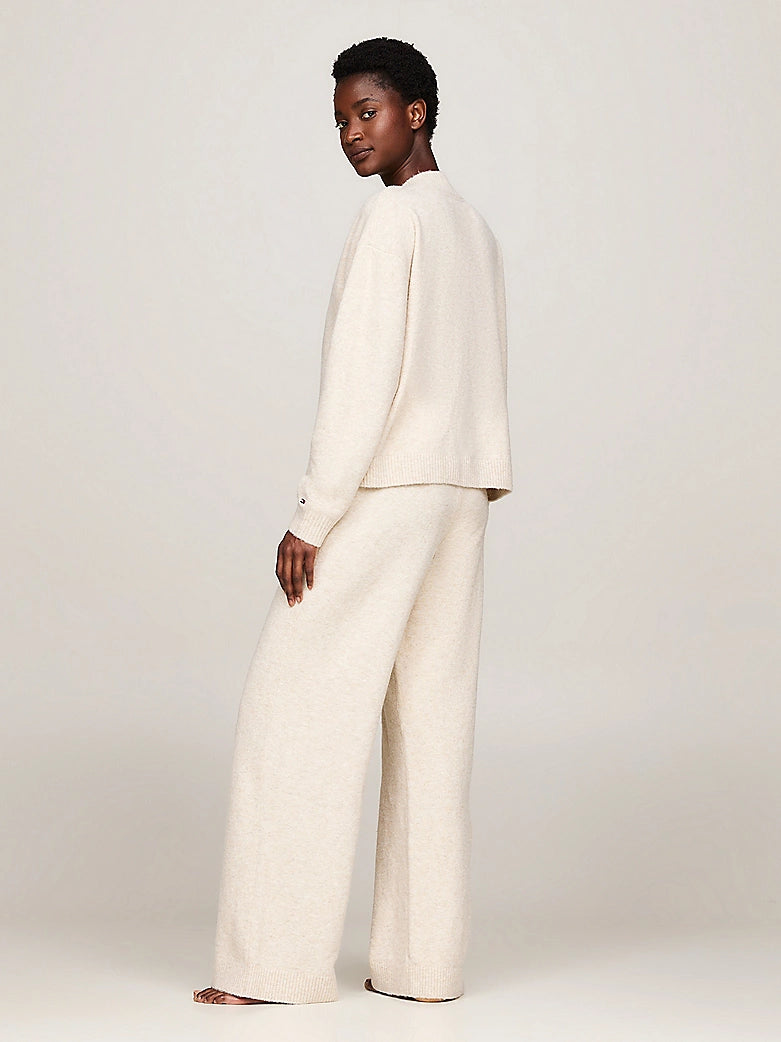 Tommy Hilfiger | Hilfiger Logo Knit Pyjama | Oat