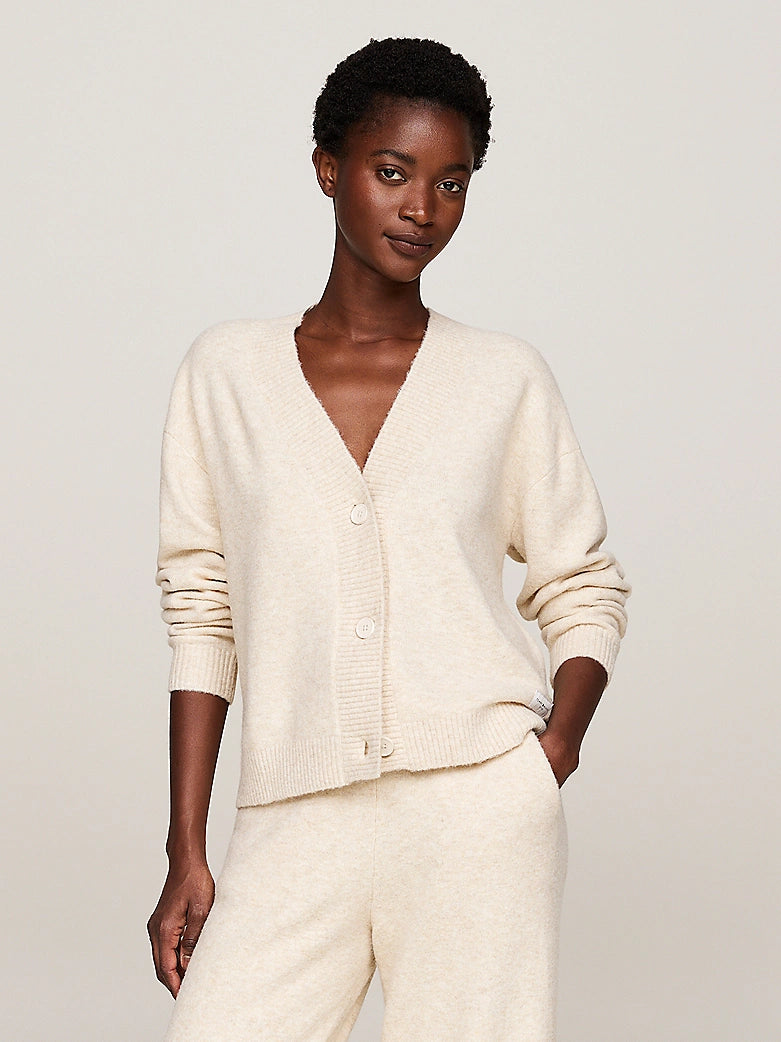 Tommy Hilfiger | Hilfiger Logo Knit Pyjama | Oat