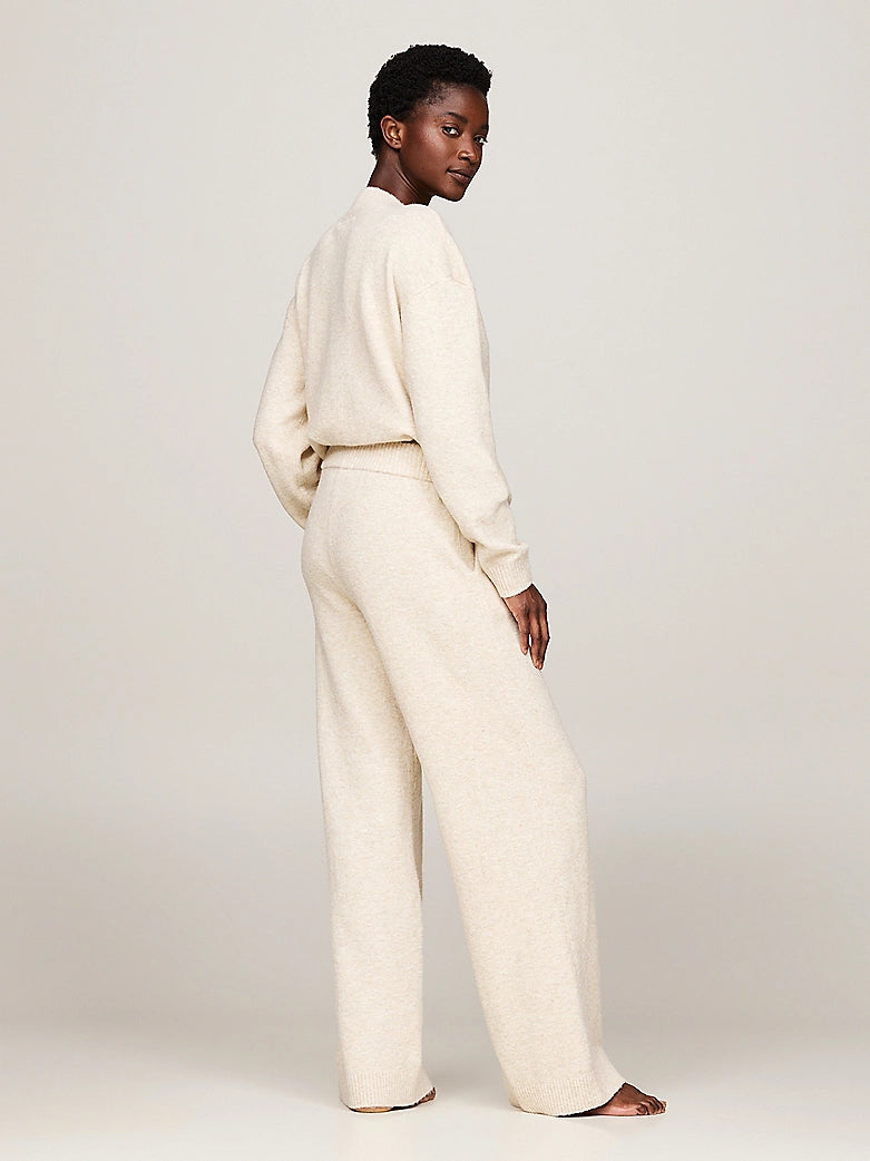 Tommy Hilfiger | Hilfiger Logo Knit Pyjama | Oat