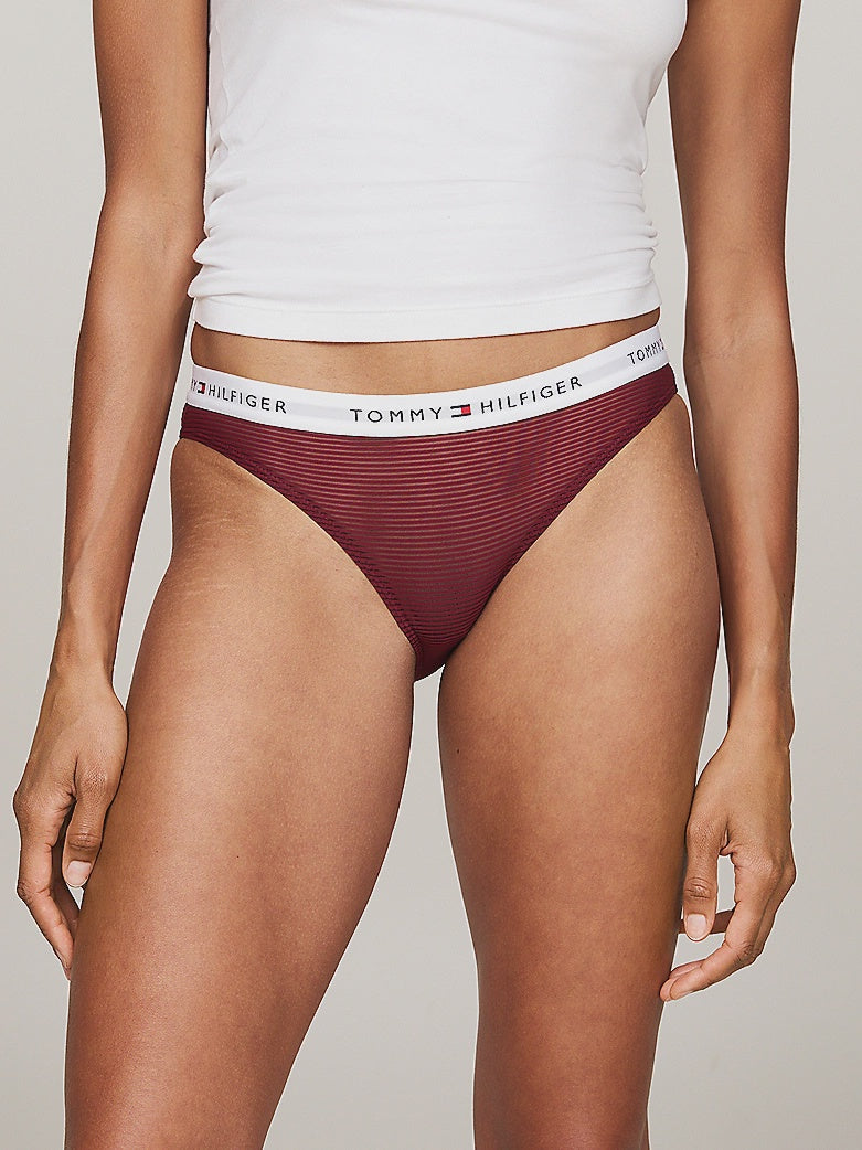 Tommy Hilfiger | 3-Pack Logo Waistband Mesh Thong