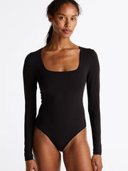 Tommy Hilfiger | Long Sleeve Bodysuit | Black