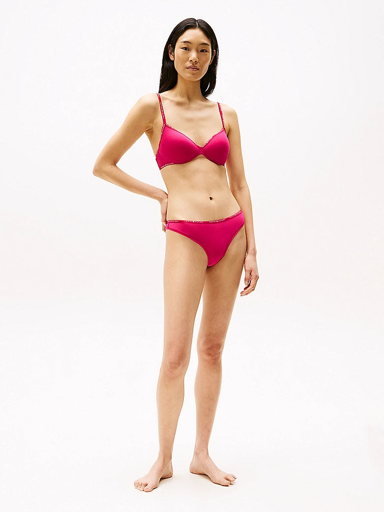 Tommy Hilfiger | Repeat Logo Thong | Vivacious Pink