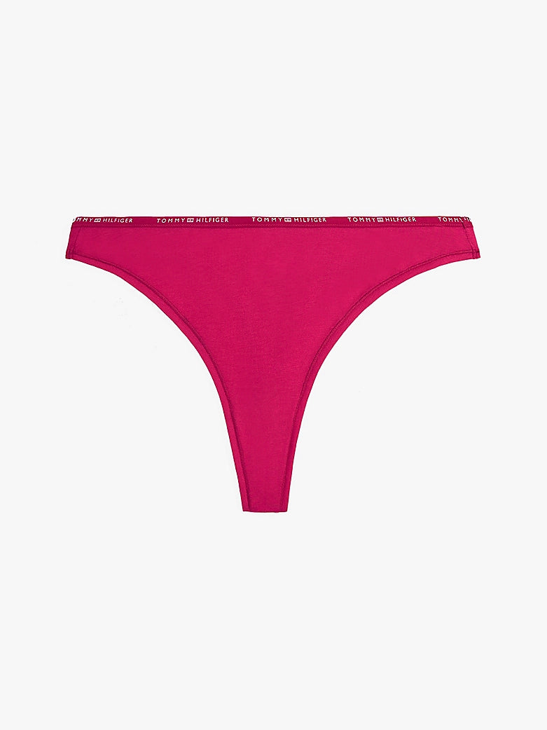 Tommy Hilfiger | Repeat Logo Thong | Vivacious Pink