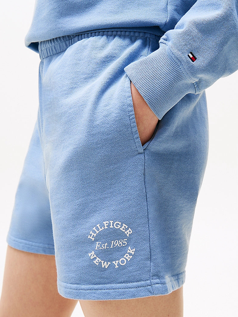Tommy Hilfiger | Relaxed Logo Lounge Shorts | Brisk Blue