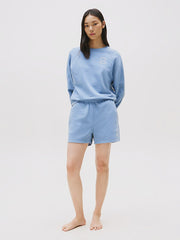 Tommy Hilfiger | Relaxed Logo Lounge Shorts | Brisk Blue