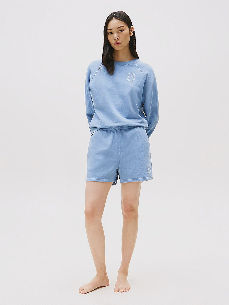 Tommy Hilfiger | Relaxed Logo Lounge Shorts | Brisk Blue