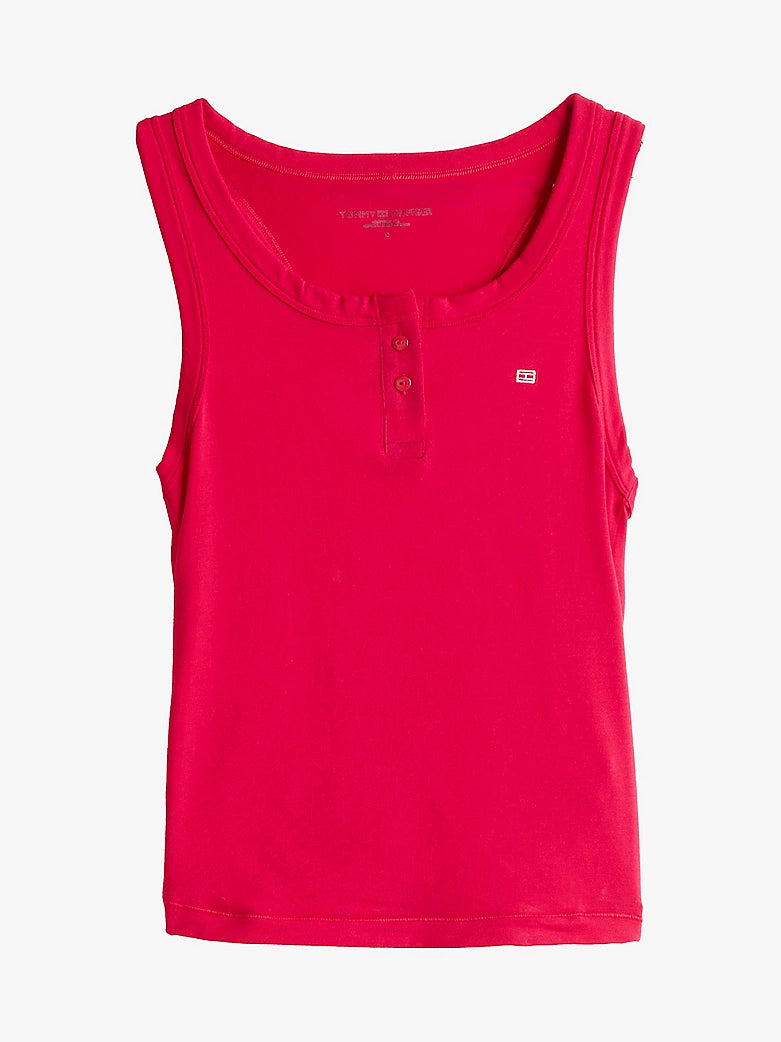 Tommy Hilfiger | Logo Racerback Pyjama Set | Vivacious Pink
