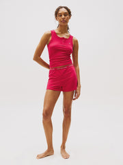 Tommy Hilfiger | Logo Racerback Pyjama Set | Vivacious Pink