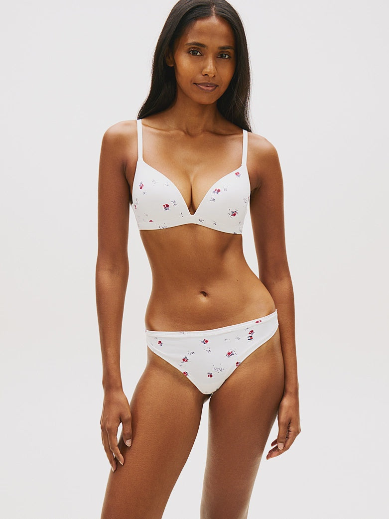 Tommy Hilfiger | Essential Print Bikini Brief | Berlitz Floral Ecru