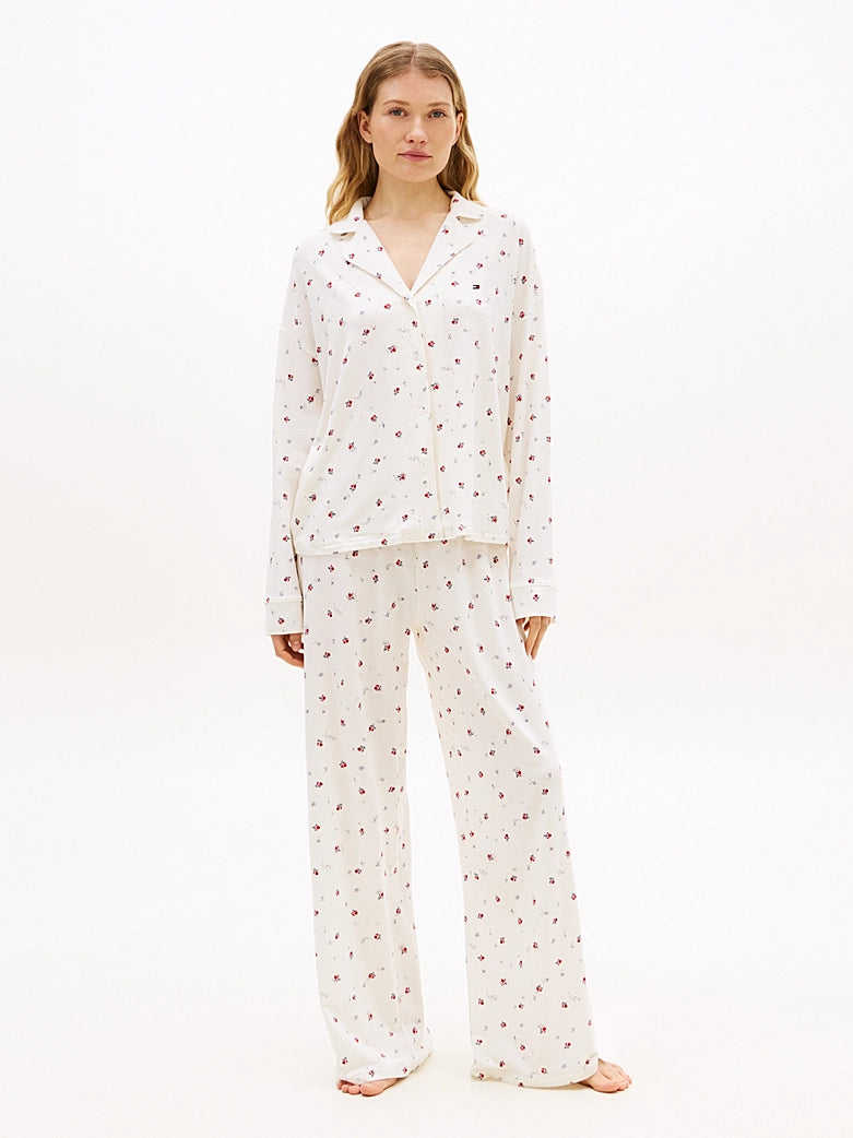 Tommy Hilfiger | Essential Print Pyjama Shirt | Berlitz Floral Ecru