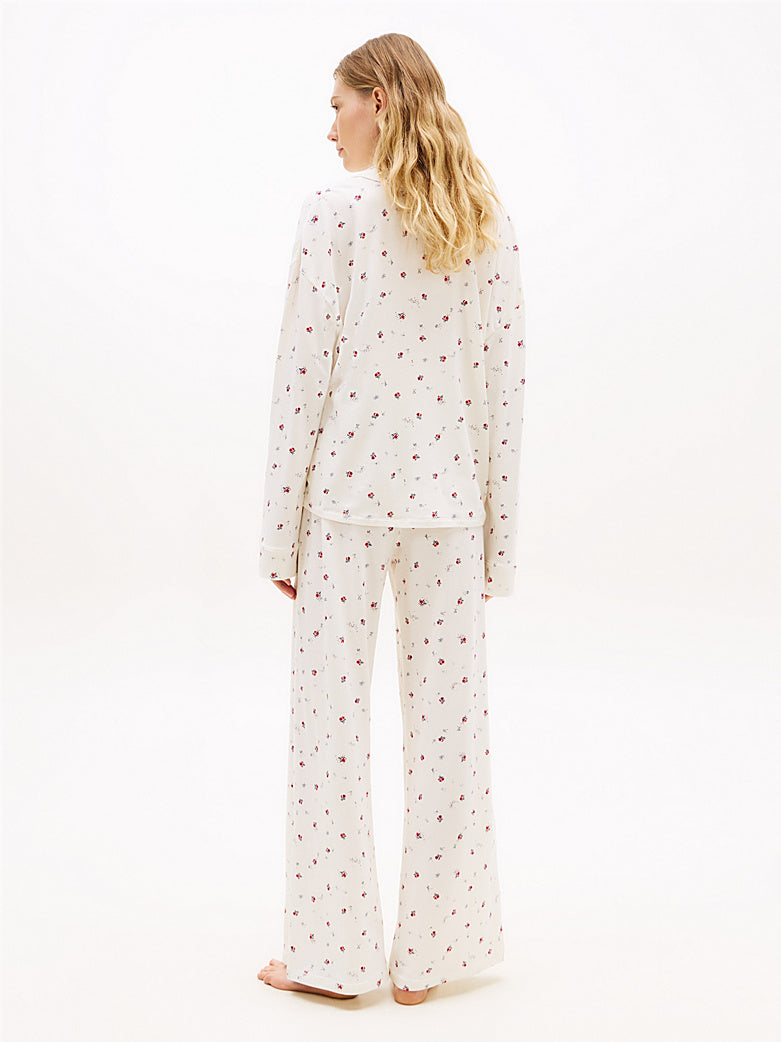 Tommy Hilfiger | Essential Print Pyjama Shirt | Berlitz Floral Ecru