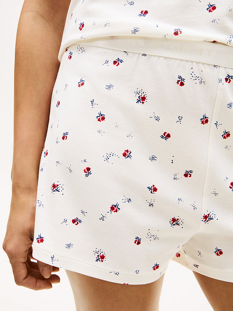 Tommy Hilfiger | Essential Print Pyjama Shorts | Berlitz Floral Ecru