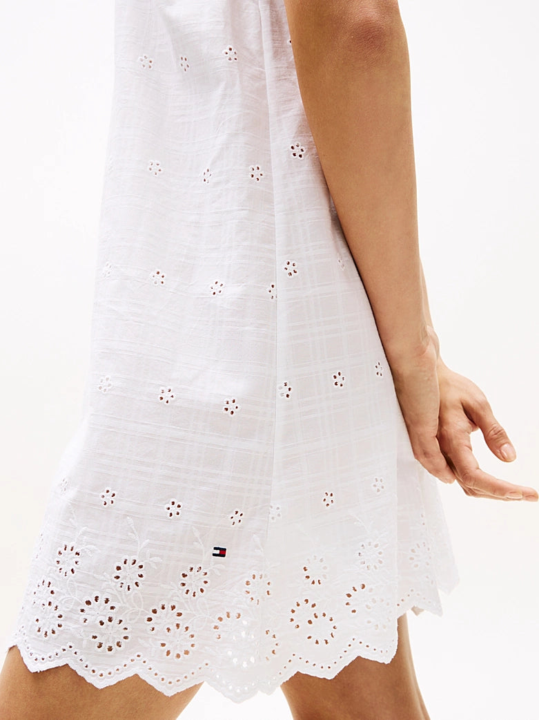 Tommy Hilfiger | Cami Broderie Dress | White