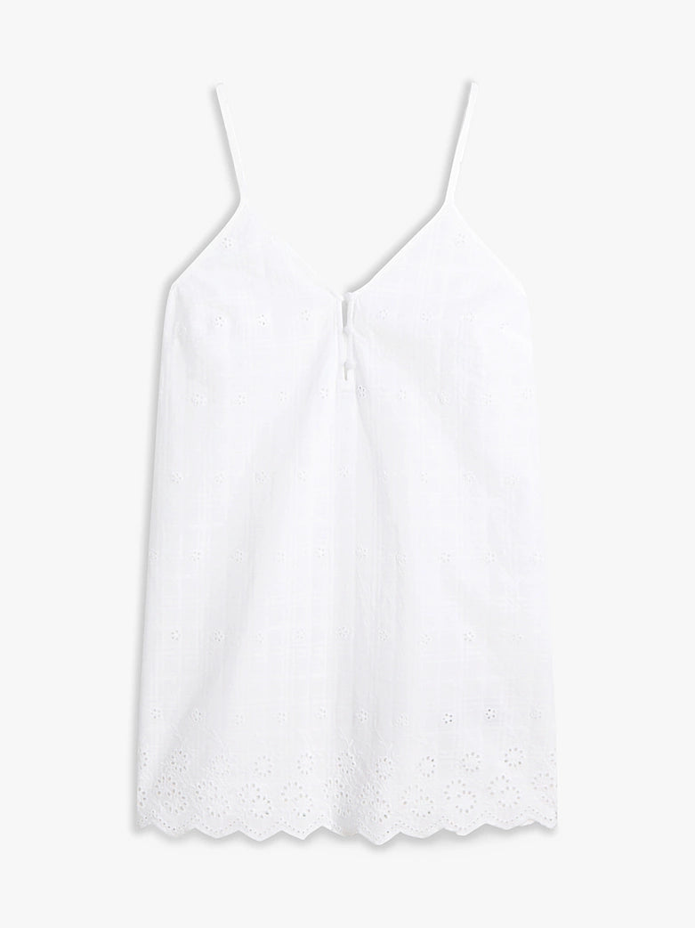 Tommy Hilfiger | Cami Broderie Dress | White