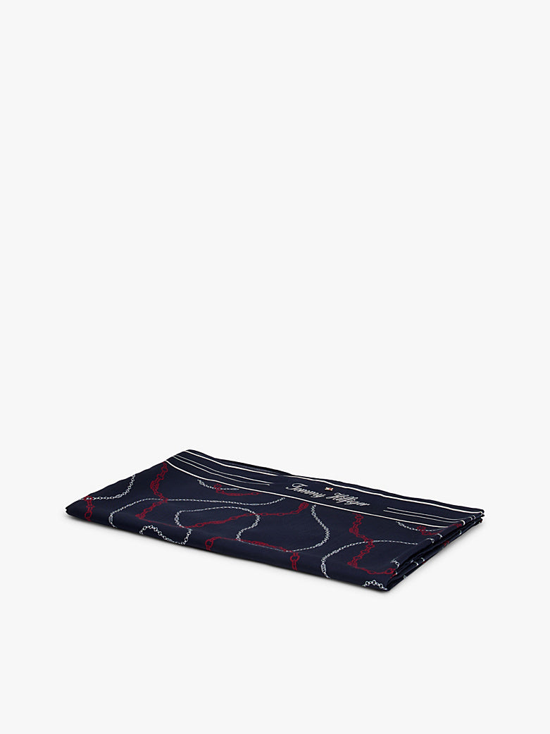 Tommy Hilfiger | Logo Pareo | Chain Rope Navy