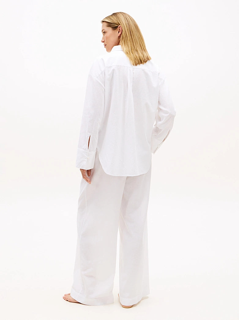 Tommy Hilfiger | Oversized Fit Cover-Up Shirt | Pvh Classic White