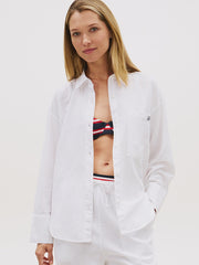 Tommy Hilfiger | Oversized Fit Cover-Up Shirt | Pvh Classic White