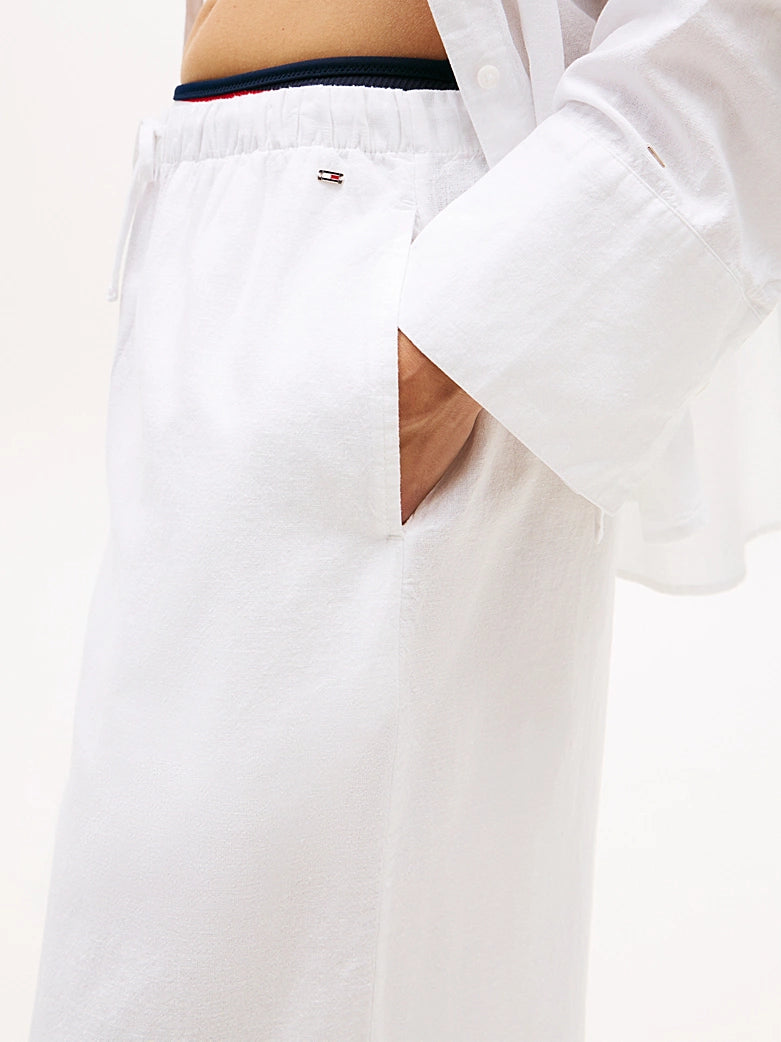 Tommy Hilfiger | Wide Leg Trousers | Pvh Classic White